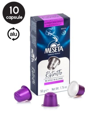 10 Capsule Aluminiu Meseta Ristretto - Compatibile Nespresso