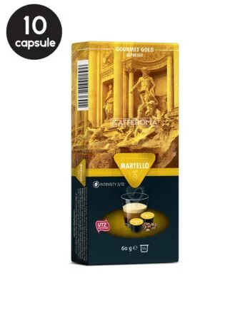 10 Capsule Martello - Espresso Gourmet Gold 10 Capsule Martello - Espresso Gourmet Gold