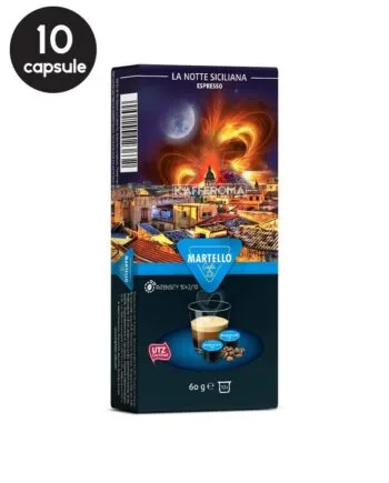 10 Capsule Martello - Espresso La Notte Siciliana 10 Capsule Martello - Espresso La Notte Siciliana