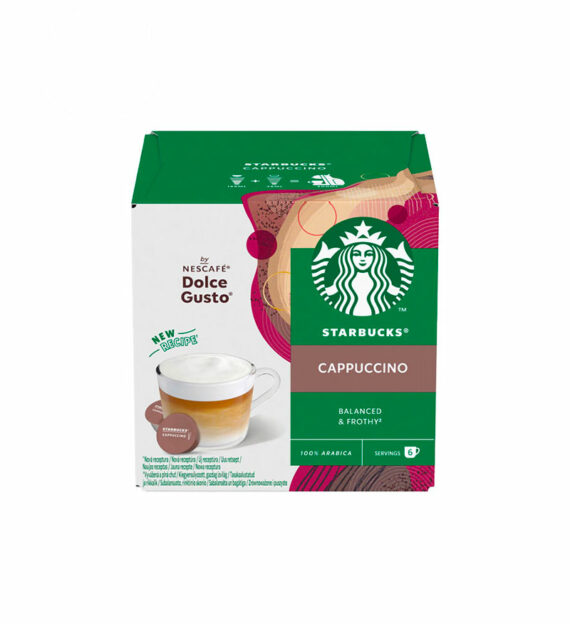 12 (6+6) Capsule Starbucks Cappuccino - Compatibile Dolce Gusto