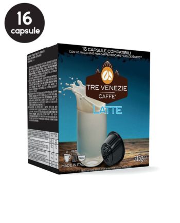 16 Capsule Tre Venezie Latte – Compatibile Dolce Gusto