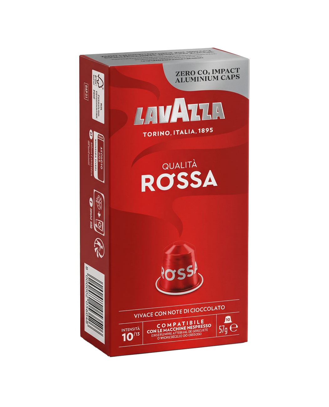 10 Capsule Aluminiu Lavazza Qualita Rossa – Compatibile Nespresso 10 Capsule Aluminiu Lavazza Qualita Rossa – Compatibile Nespresso – Kafferoma