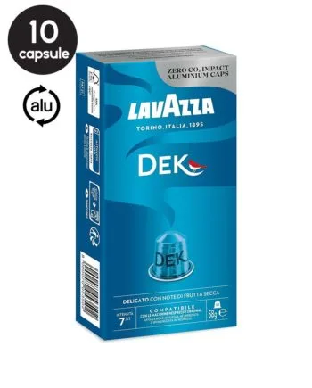10 Capsule Aluminiu Lavazza Dek – Compatibile Nespresso 10 Capsule Aluminiu Lavazza Dek – Compatibile Nespresso