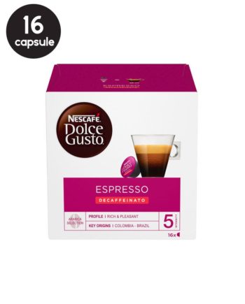 16 Capsule Nescafe Dolce Gusto Espresso Decaffeinato