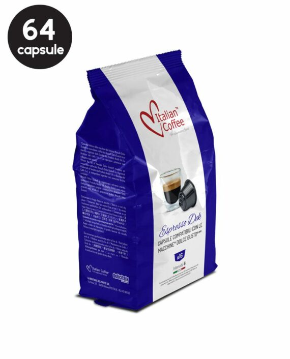 16 Capsule Italian Coffee Top Deca - Compatibile Dolce Gusto