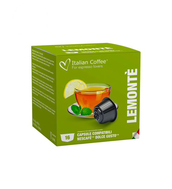 16 Capsule Italian Coffee Ceai Lamaie - Compatibile Dolce Gusto