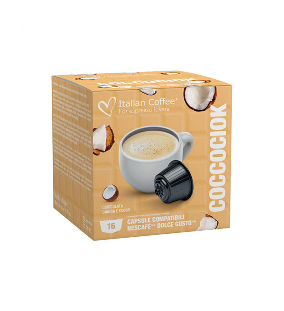 16 Capsule Italian Coffee Coccociok - Compatibile Dolce Gusto