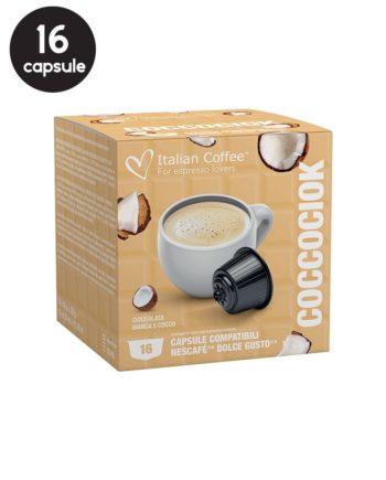 16 Capsule Italian Coffee Coccociok - Compatibile Dolce Gusto