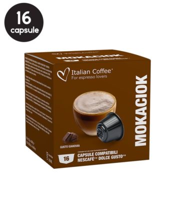 16 Capsule Italian Coffee Mokaciok - Compatibile Dolce Gusto