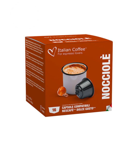 16 Capsule Italian Coffee Nocciole - Compatibile Dolce Gusto