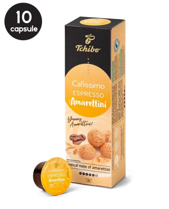 10 Capsule Tchibo Cafissimo Espresso Amarettini