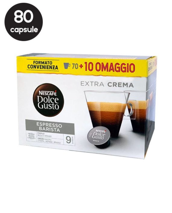 80 Capsule Nescafe Dolce Gusto Espresso Barista