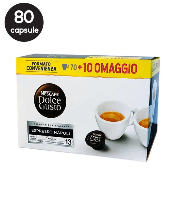 80 Capsule Nescafe Dolce Gusto Espresso Napoli