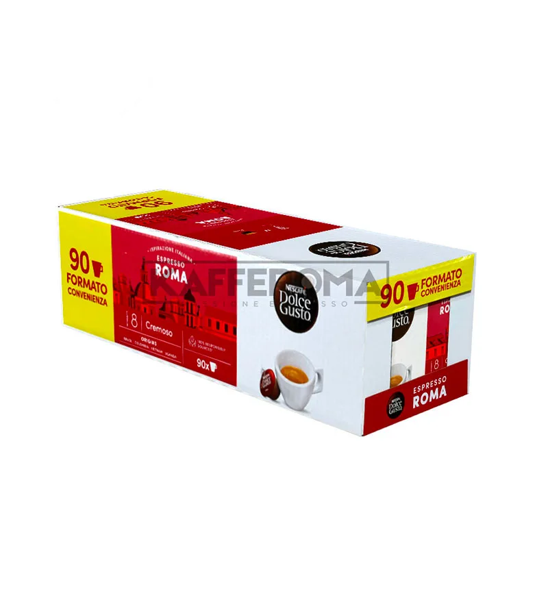 90 Capsule Nescafe Dolce Gusto Espresso Roma