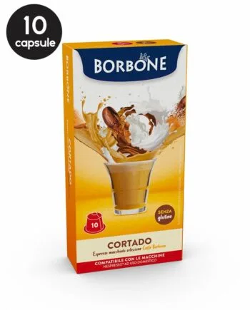 10 Capsule Borbone Cortado – Compatibile Nespresso