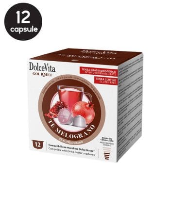12 Capsule DolceVita Ceai de Rodie - Compatibile Dolce Gusto