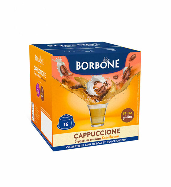 16 Capsule Borbone Cappuccione - Compatibile Dolce Gusto