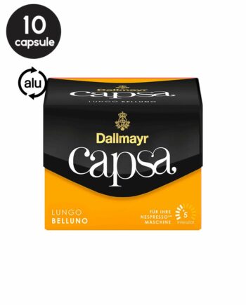 10 Capsule Aluminiu Dallmayr Capsa Belluno Lungo – Compatibile Nespresso