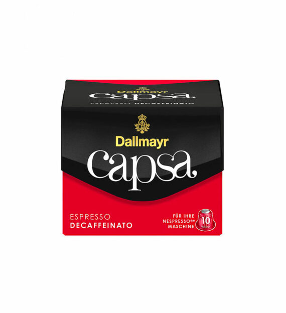 10 Capsule Aluminiu Dallmayr Capsa Espresso Decaffeinato – Compatibile Nespresso