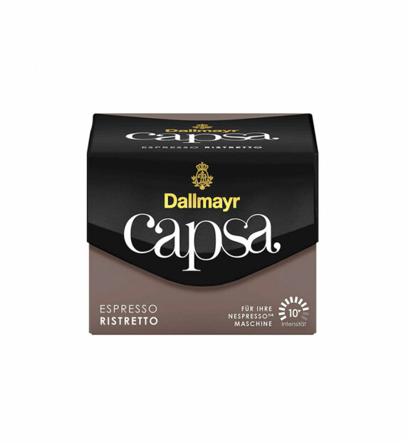 10 Capsule Aluminiu Dallmayr Capsa Espresso Ristretto – Compatibile Nespresso