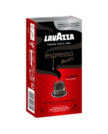 10 Capsule Aluminiu Lavazza Espresso Maestro Classico – Compatibile Nespresso 10 Capsule Aluminiu Lavazza Espresso Maestro Classico – Compatibile Nespresso – Kafferoma