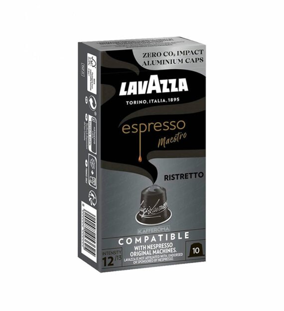 10 Capsule Aluminiu Lavazza Espresso Maestro Ristretto – Compatibile Nespresso