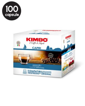 100 Capsule Kimbo Capri - Compatibile Nespresso (TERMEN EXP. 21.06.2024)