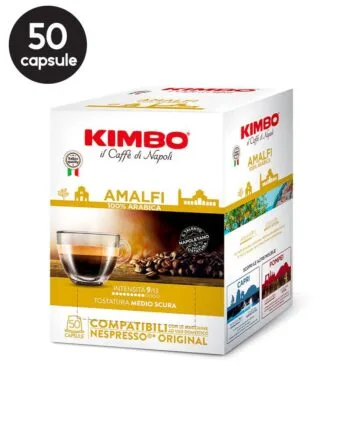50 Capsule Kimbo Amalfi - Compatibile Nespresso