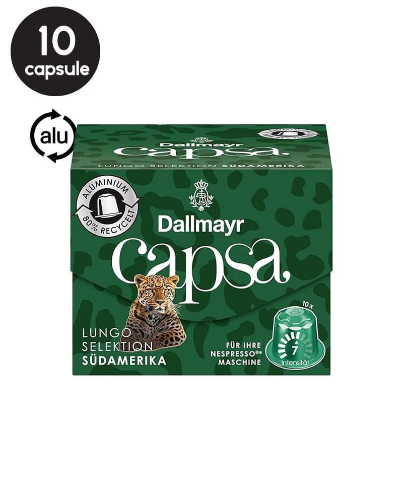 10 Capsule Aluminiu Dallmayr Capsa Sud America Lungo – Compatibile Nespresso 10 Capsule Aluminiu Dallmayr Capsa Sud America Lungo – Compatibile Nespresso