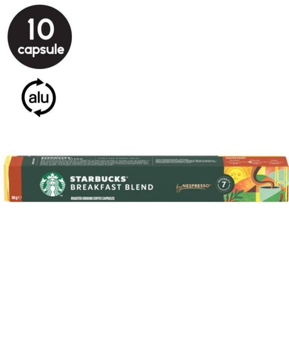 10 Capsule Starbucks Breakfast Blend - Compatibile Nespresso