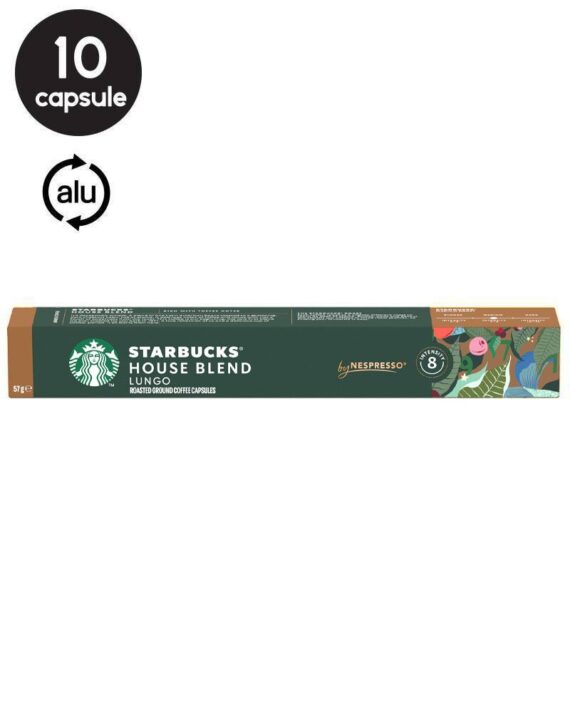 10 Capsule Starbucks House Blend Lungo - Compatibile Nespresso