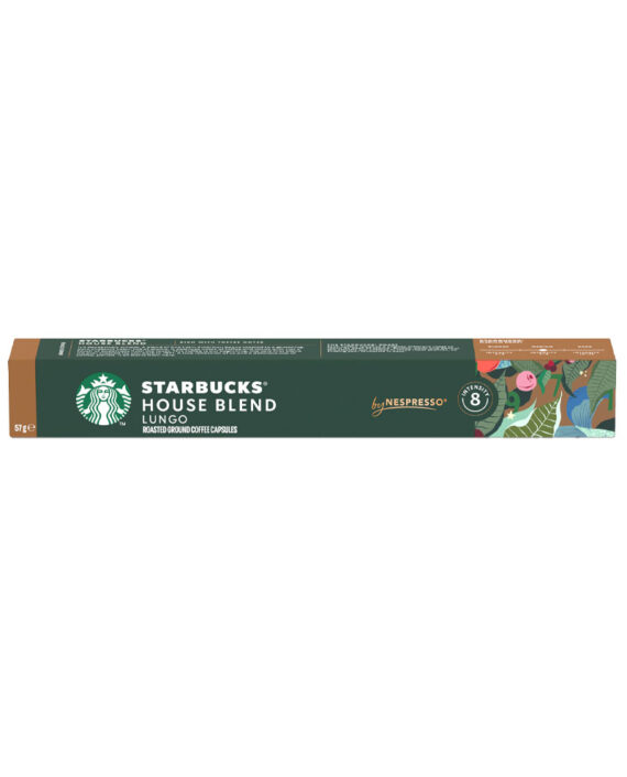 10 Capsule Starbucks House Blend Lungo - Compatibile Nespresso