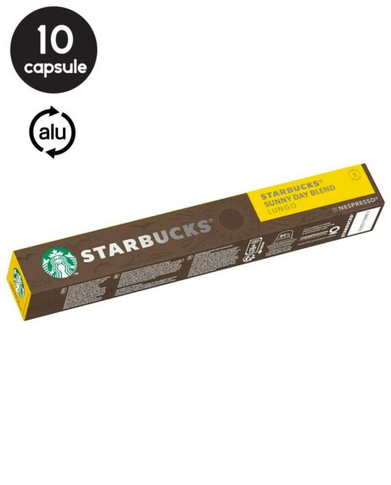 10 Capsule Starbucks Sunny Day Blend Lungo - Compatibile Nespresso