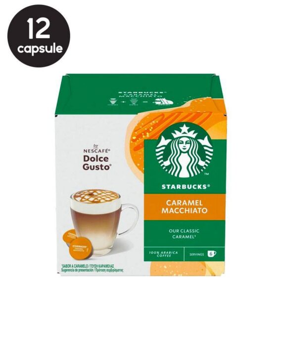 12 (6+6) Capsule Starbucks Caramel Macchiato - Compatibile Dolce Gusto
