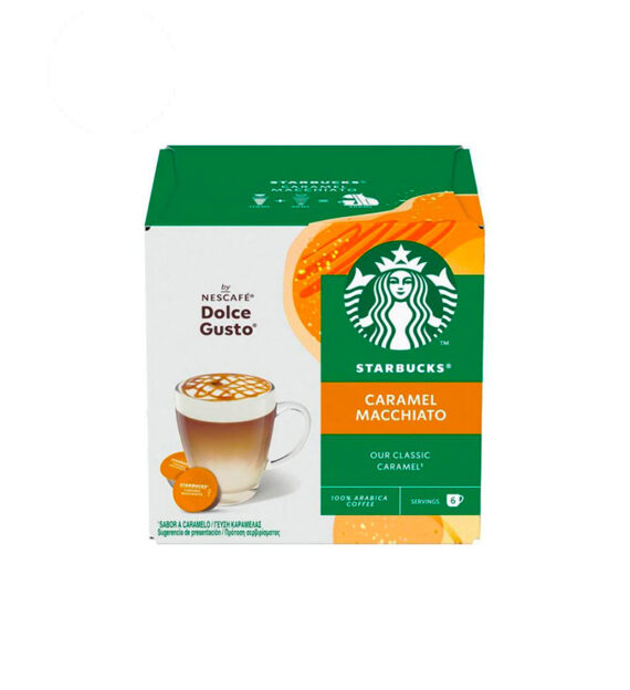 12 (6+6) Capsule Starbucks Caramel Macchiato - Compatibile Dolce Gusto