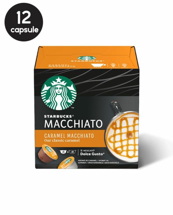 12 (6+6) Capsule Starbucks Caramel Macchiato - Compatibile Dolce Gusto