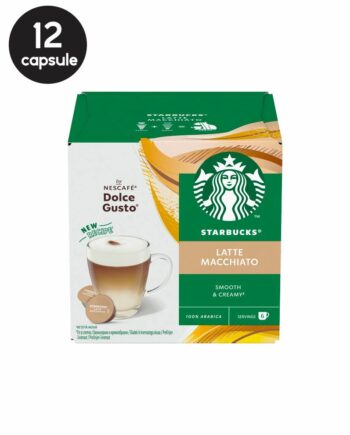 12 Capsule Starbucks Caffe Latte - Compatibile Dolce Gusto