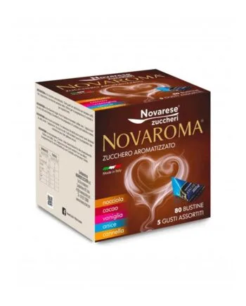 80 Plicuri Zahar Aromatizat Mixt Novaroma