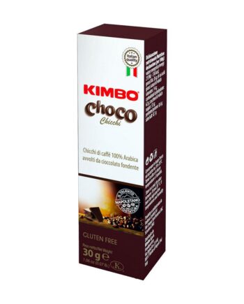 Kimbo Choco Chicchi - Boabe de Cafea 100% Arabica Invelite in Ciocolata Neagra