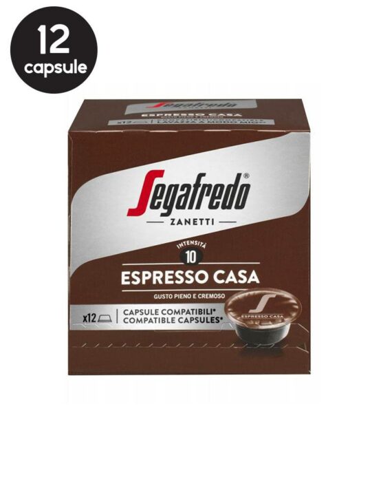12 Capsule Segafredo Espresso Casa – Compatibile A Modo Mio
