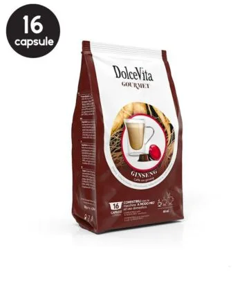 16 Capsule DolceVita Ginseng Dulce - Compatibile A Modo Mio