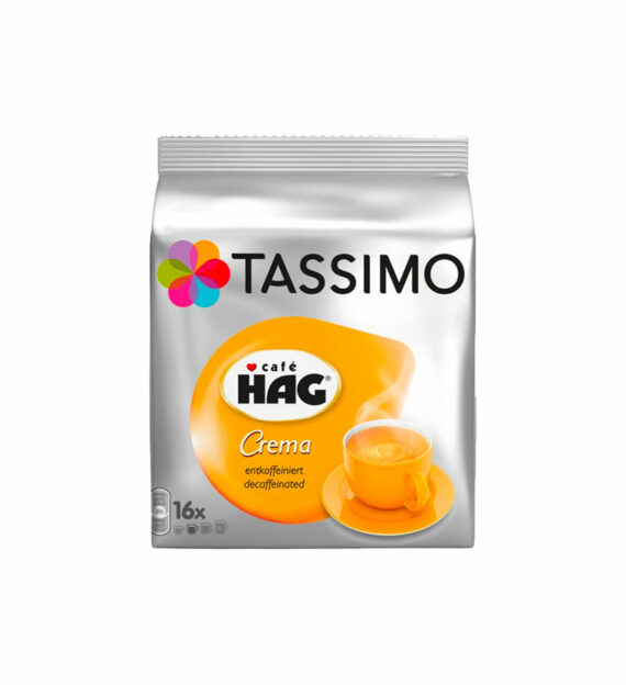 16 Capsule Tassimo Cafe Hag Crema Decofeinizata