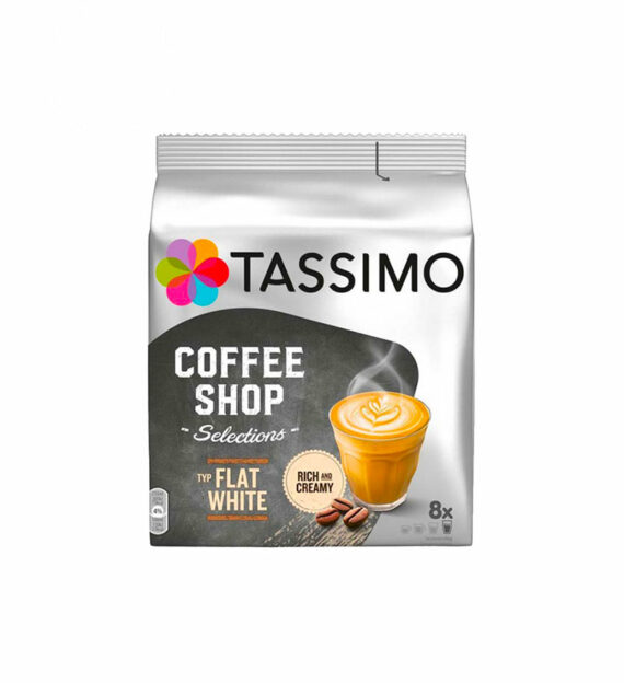 16 (8+8) Capsule Tassimo Coffe Shop Flat White