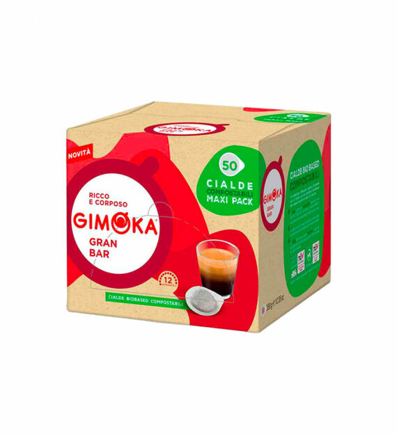 50 Paduri Biodegradabile Gimoka Gran Bar - Compatibile ESE44