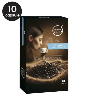 10 Capsule Aroma Vero - Caffe Decaffeinato 10 Capsule Aroma Vero - Caffe Decaffeinato