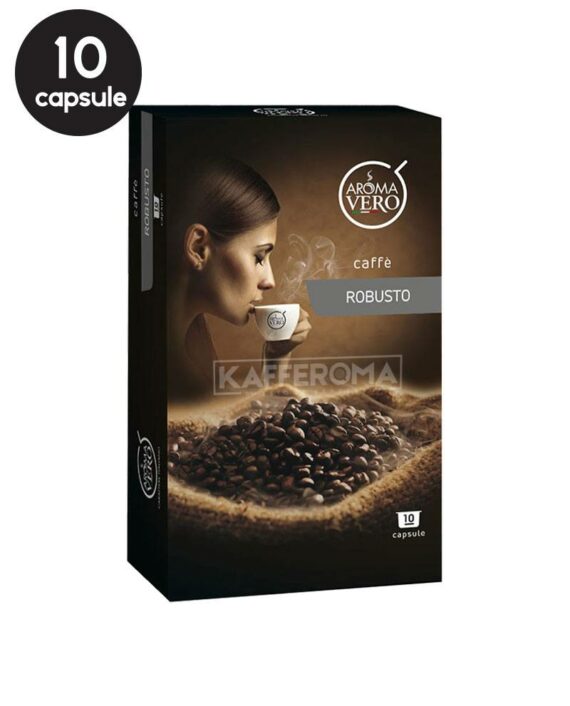 10 Capsule Aroma Vero - Caffe Robusto