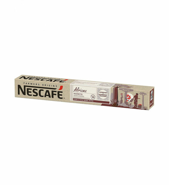 10 Capsule Nescafe Farmers Origins Africas Ristretto - Compatibile Nespresso