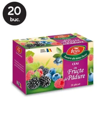 20 Plicuri Ceai cu Fructe de Padure - Fares 20 Plicuri Ceai cu Fructe de Padure - Fares