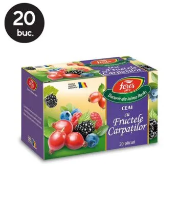20 Plicuri Ceai cu Fructele Carpatilor - Fares 20 Plicuri Ceai cu Fructele Carpatilor - Fares