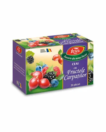 20 Plicuri Ceai cu Fructele Carpatilor - Fares 20 Plicuri Ceai cu Fructele Carpatilor - Fares